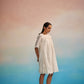 Orihime Box Pleat Appliqué Dress