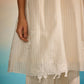 Orihime Box Pleat Appliqué Dress