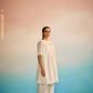 Orihime Box Pleat Appliqué Kurta Set