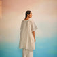 Orihime Box Pleat Appliqué Kurta Set
