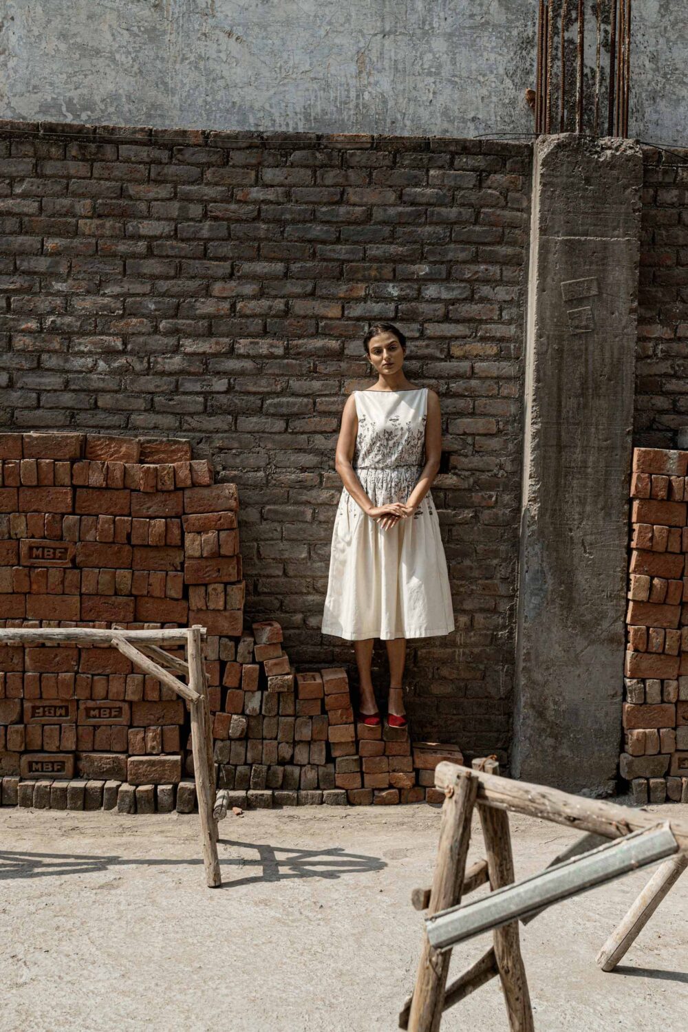 Aster Knife Pleat Dress – AHMEV